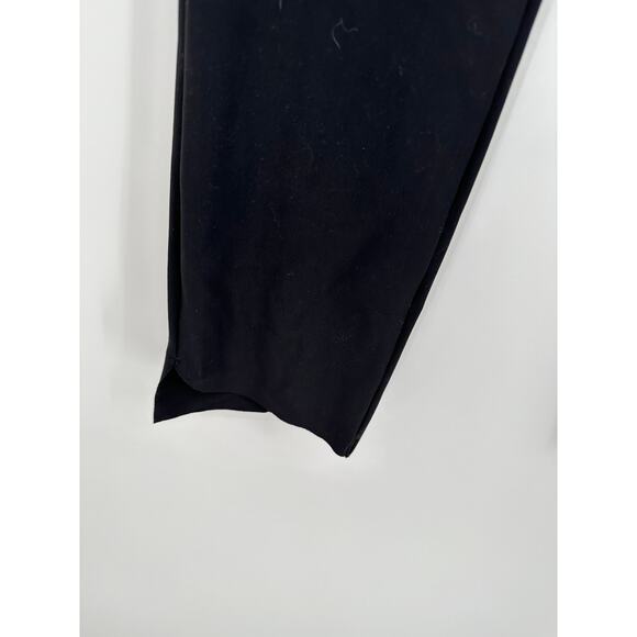 Athleta Pants Womens Medium Black Stellar‎ Cropped Leggings Zipper Pockets - Picture 4 of 10